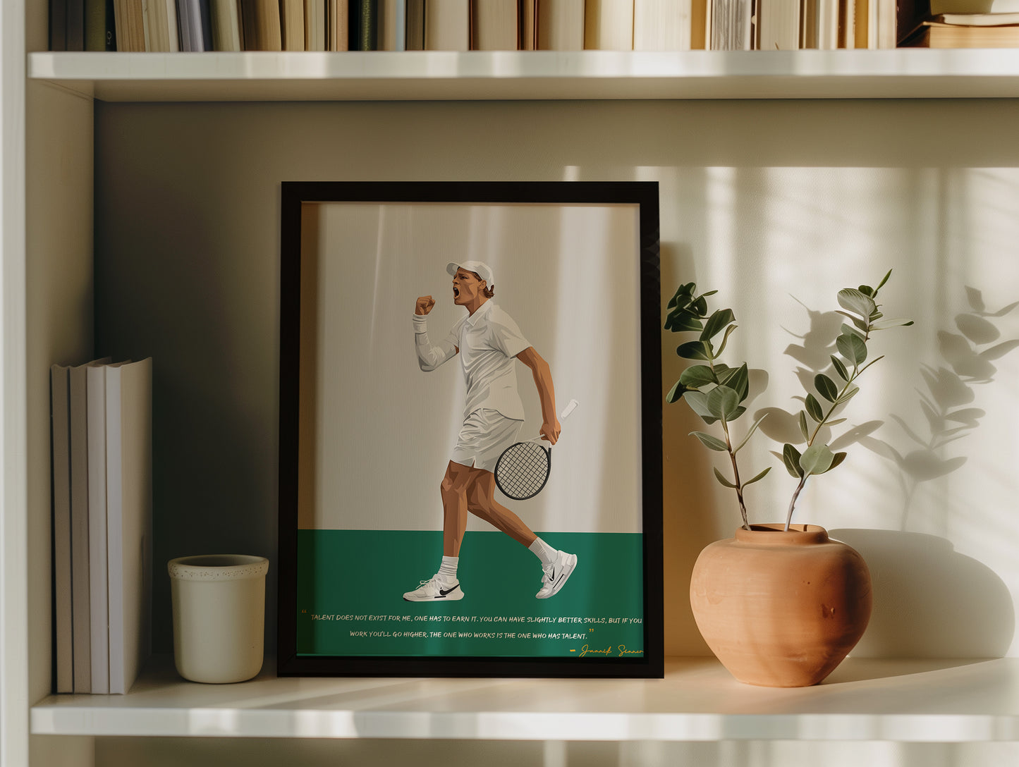 Jannik Sinner Poster - Tennis Frame
