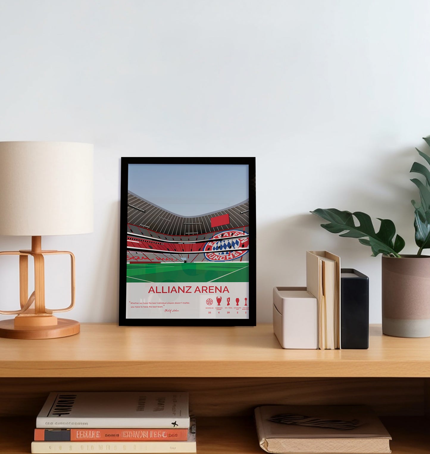 Allianz Arena Stadium Bayern Munich Framed Poster
