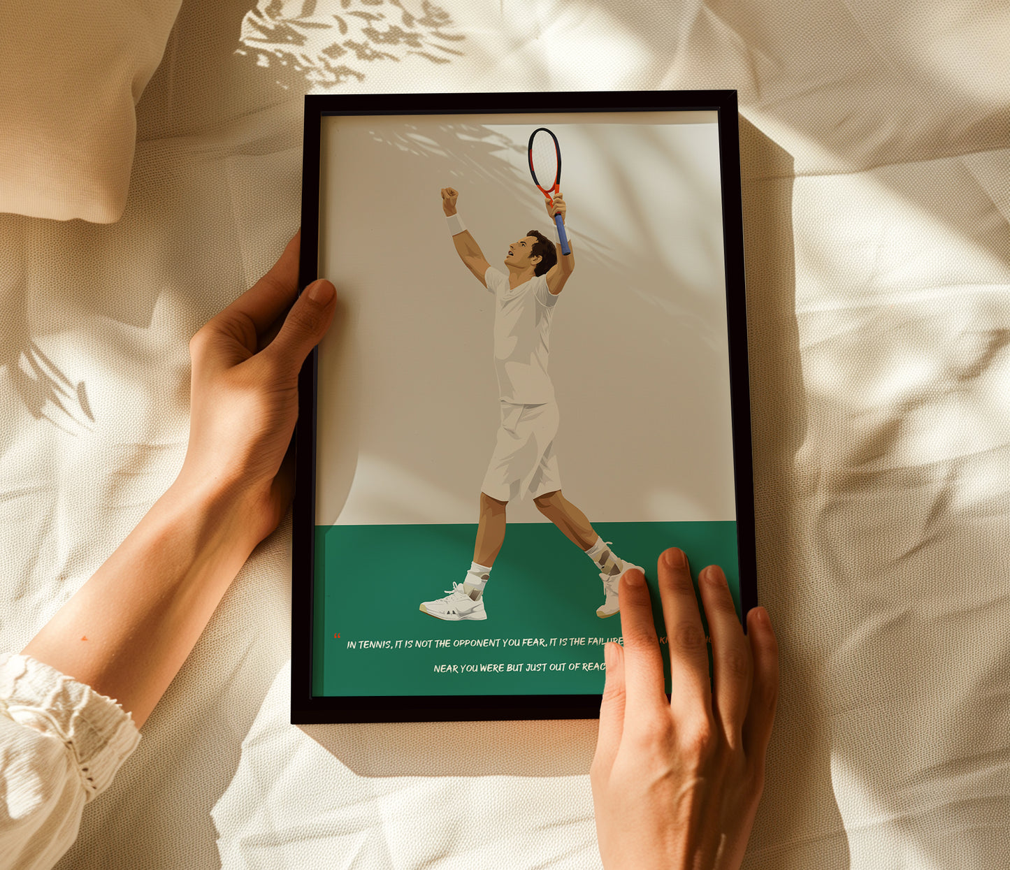 Andy Murray Poster - Tennis Frame