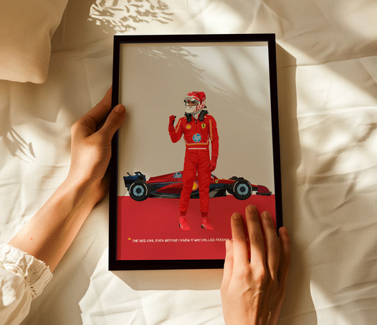 Charles Leclerc Frame, F1 Poster