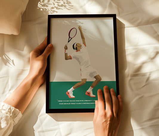 Roger Federer Framed Poster