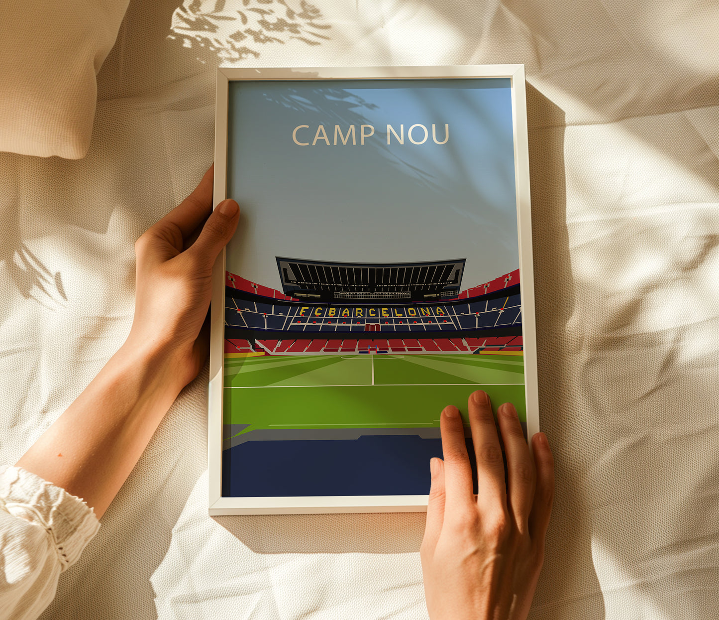 Camp Nou Stadium Frame - Barcelona Poster