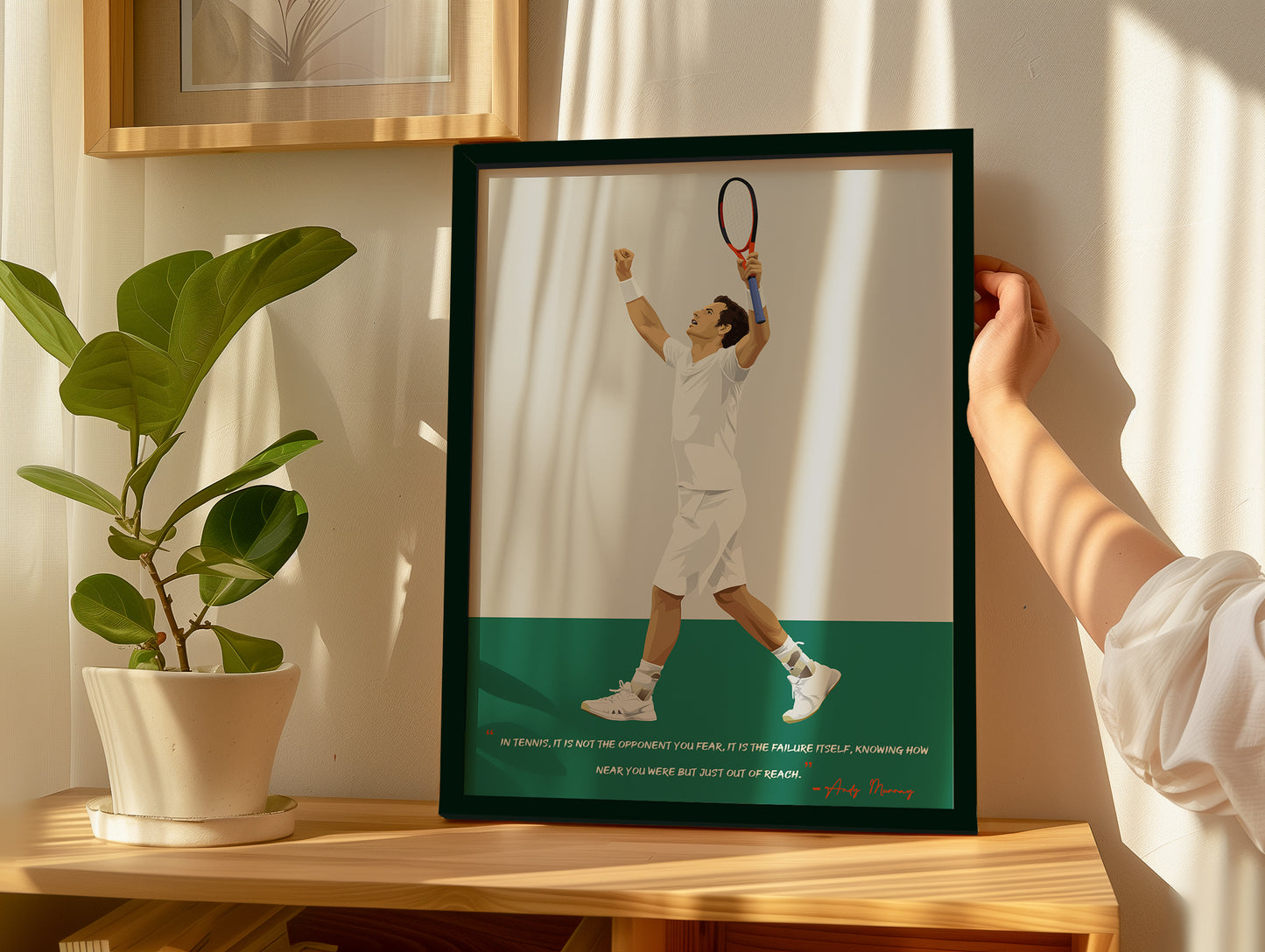 Andy Murray Poster - Tennis Frame