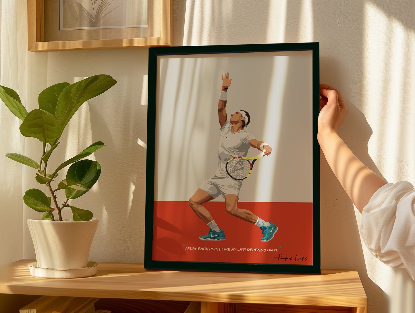 Rafael Nadal Framed Poster
