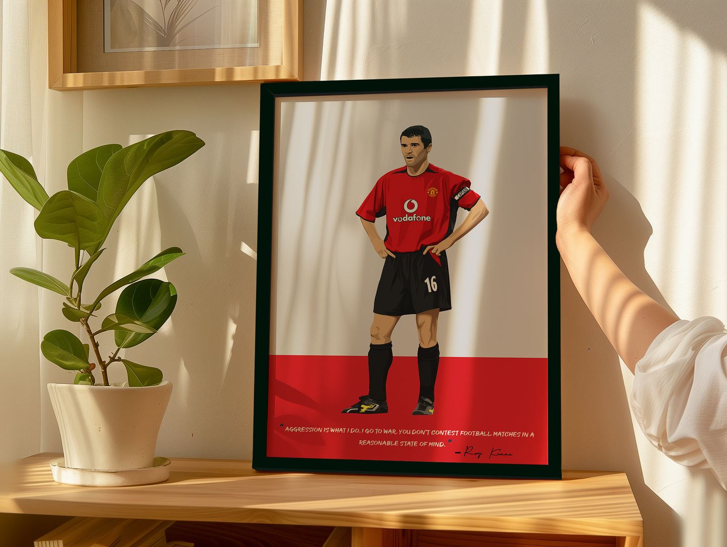 Roy Keane Manchester United Framed Poster