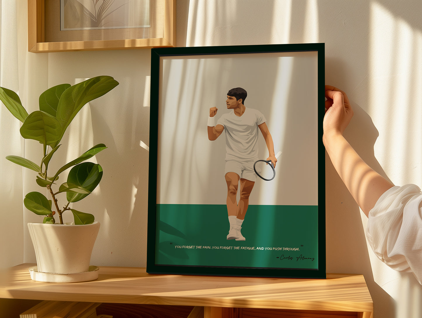 Carlos Alcaraz Poster - Tennis Frame