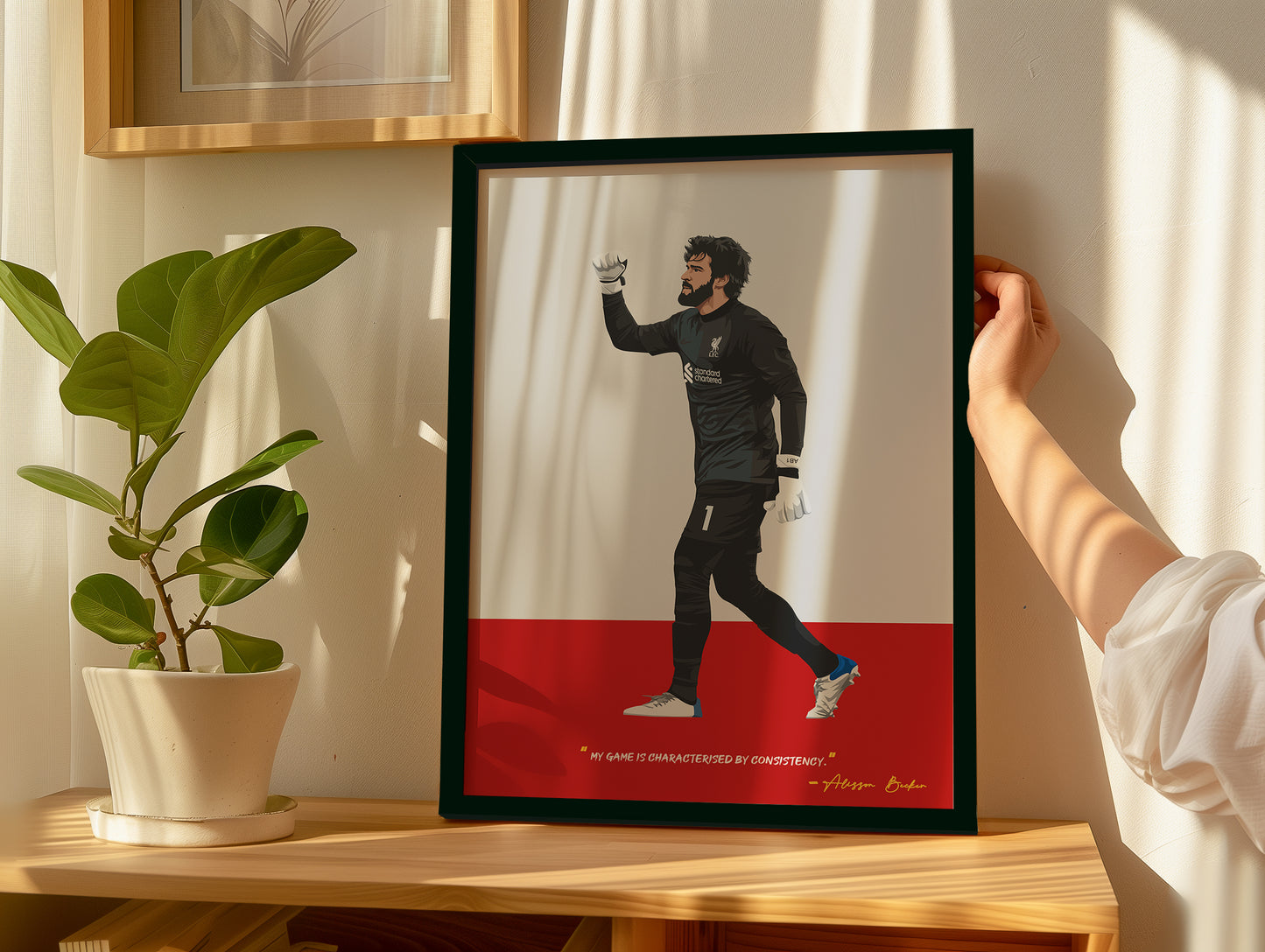 Alisson Becker Liverpool Poster - New Desgn