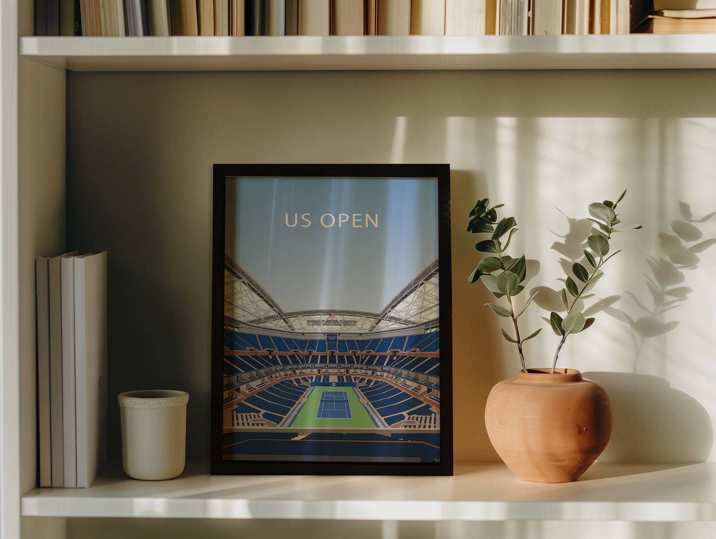 US Open Stadium Frame - Tennis Poster