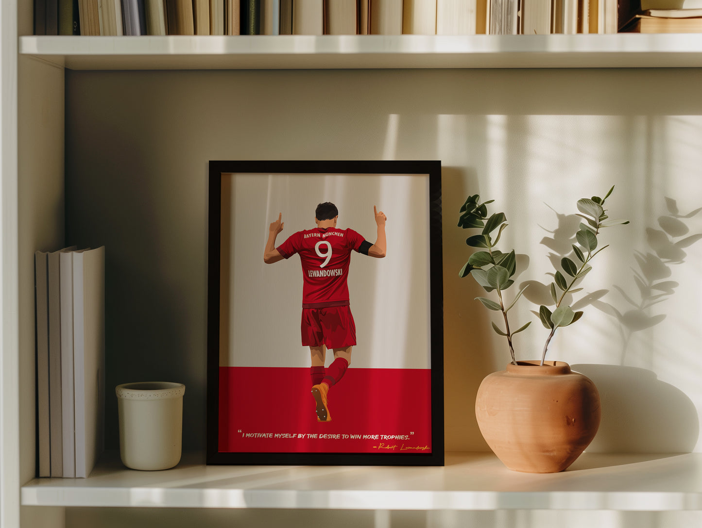 Robert Lewandowski Bayern Munich Framed Poster