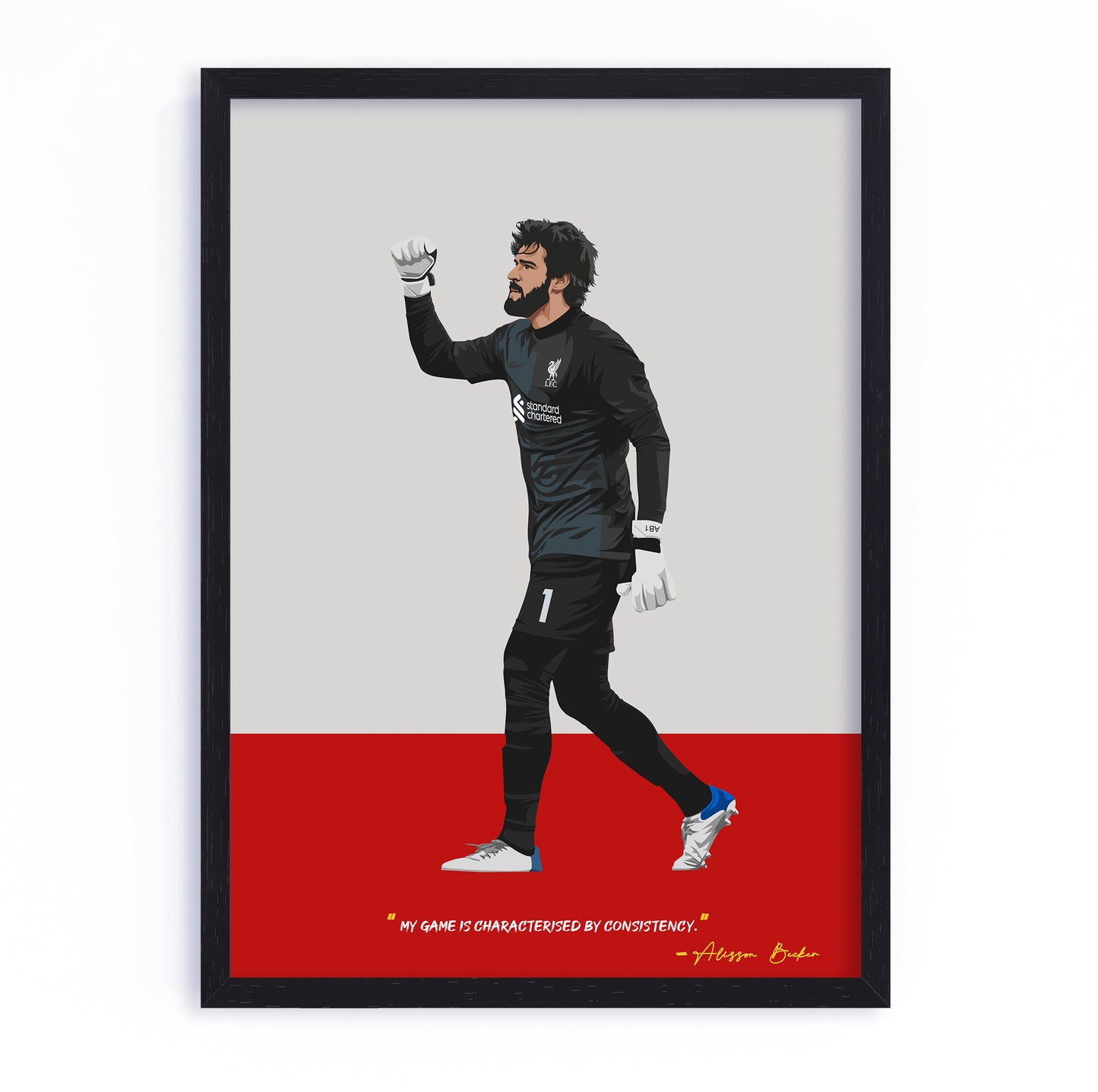 Alisson Becker Liverpool Poster - New Desgn