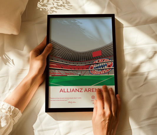 Allianz Arena Stadium Bayern Munich Framed Poster
