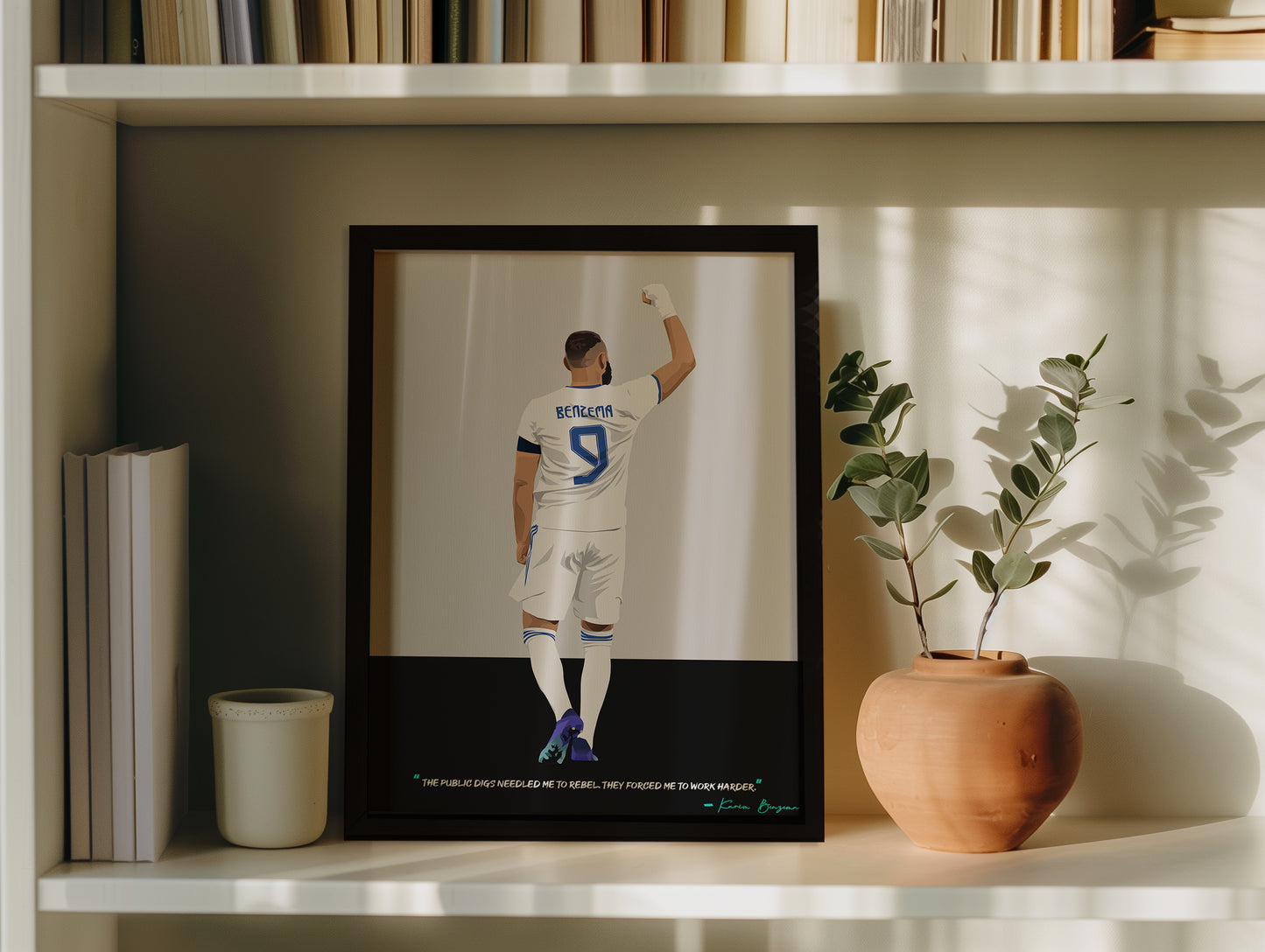 Karim Benzema Real Madrid Framed Poster