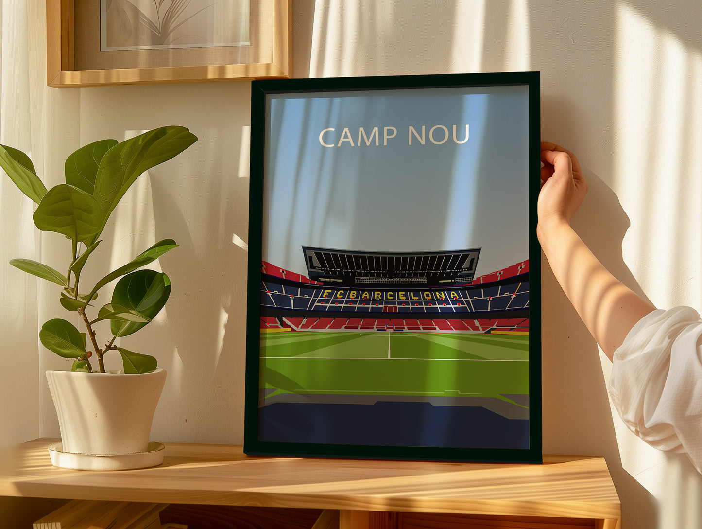 Camp Nou Stadium Frame - Barcelona Poster