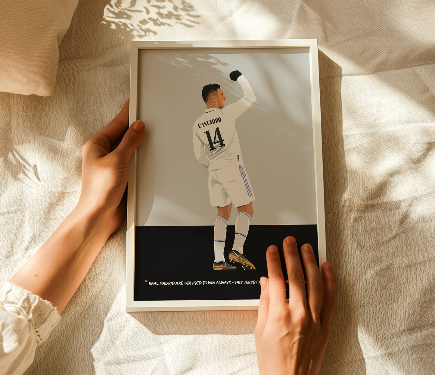 Casemiro Real Madrid Framed Poster