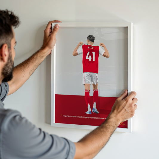 Declan Rice Arsenal Framed Poster