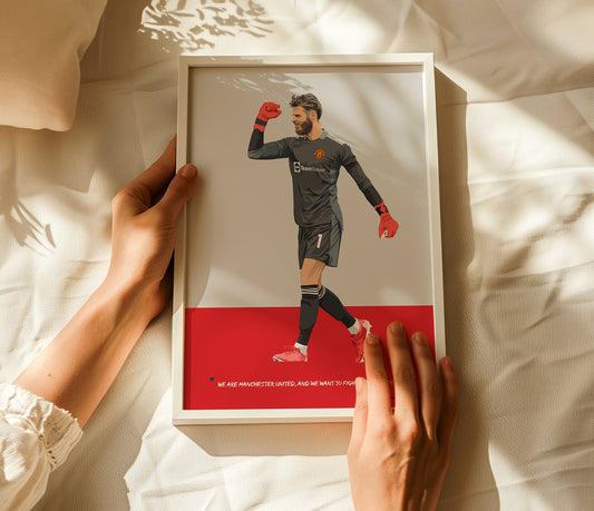 David de Gea Framed Poster - New Design 2025