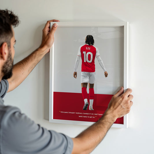 Eberechi Eze Arsenal Framed Poster