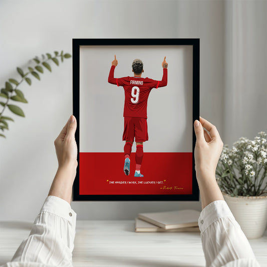 Roberto Firmino Liverpool Framed Poster