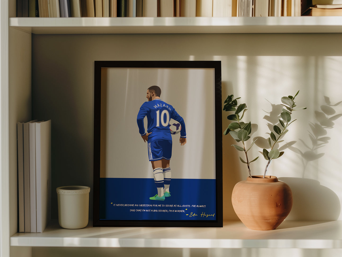 Eden Hazard Chelsea Framed Poster