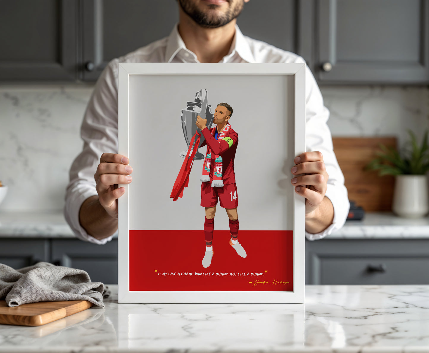 Jordan Henderson Liverpool Poster
