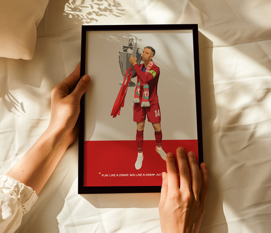 Jordan Henderson Liverpool Poster