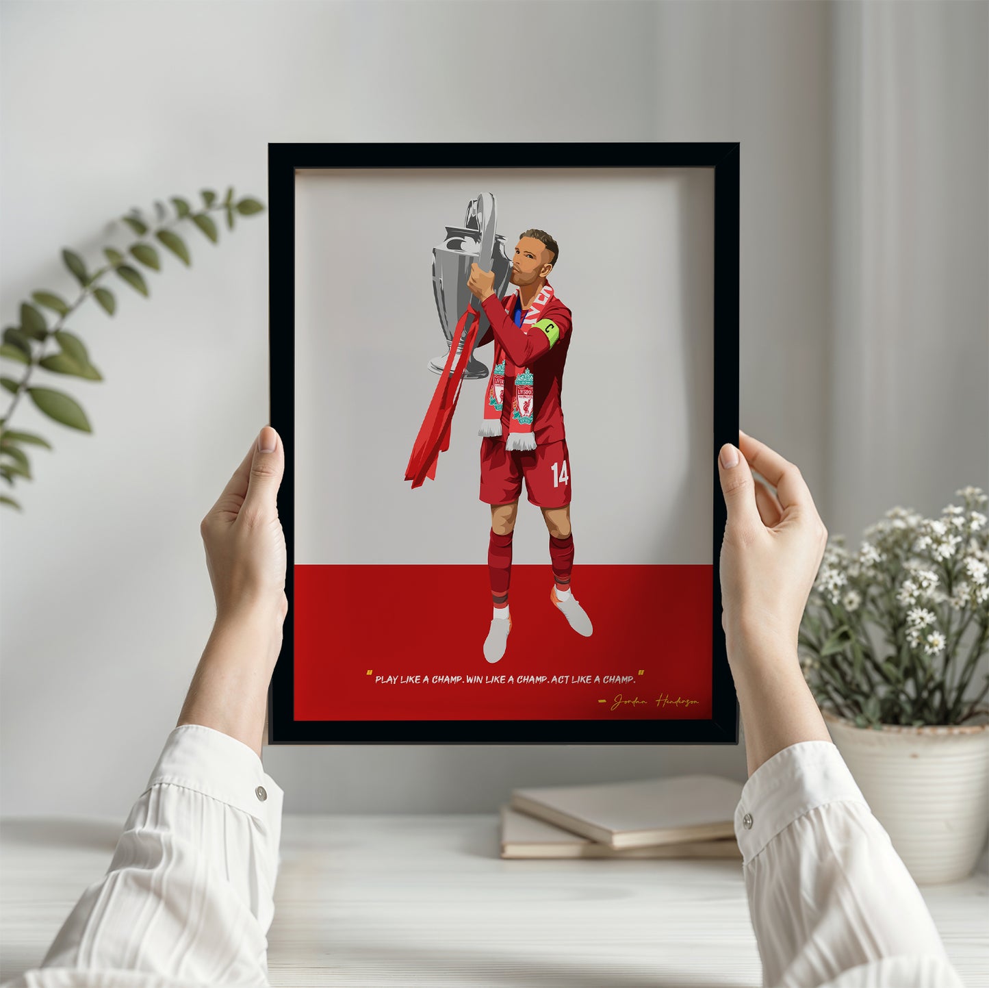 Jordan Henderson Liverpool Poster