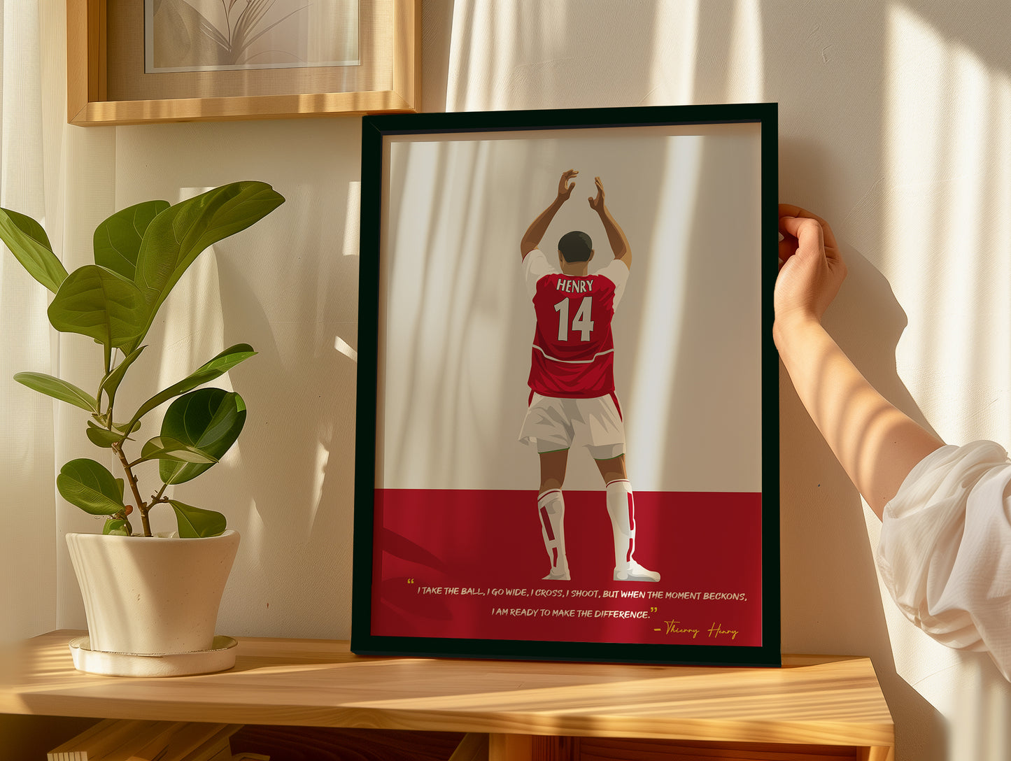 Thierry Henry Arsenal Framed Poster