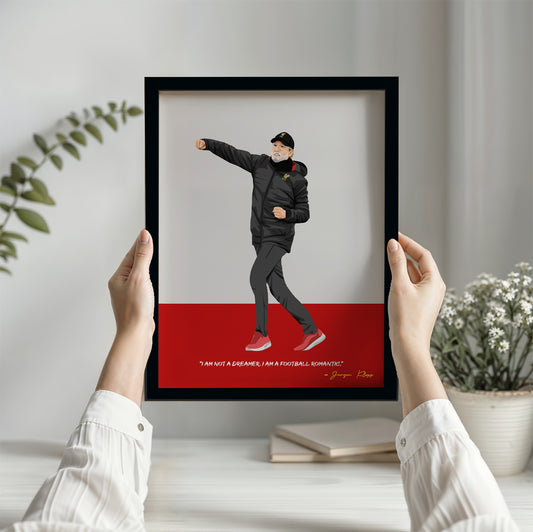 Jurgen Klopp Liverpool Framed Poster