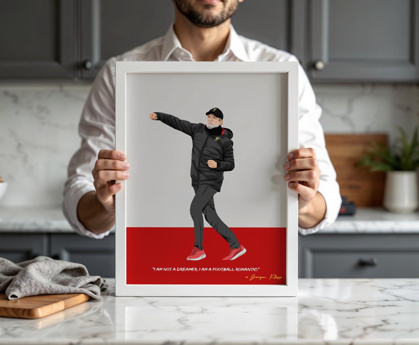 Jurgen Klopp Liverpool Framed Poster