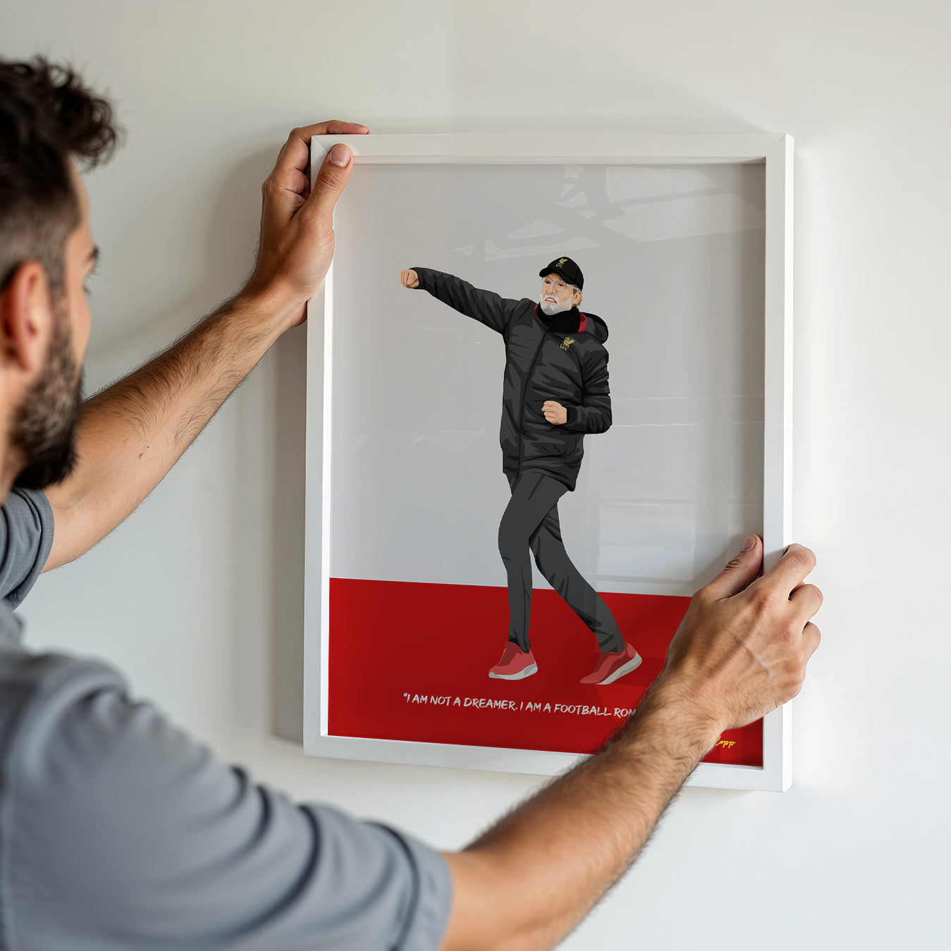 Jurgen Klopp Liverpool Framed Poster