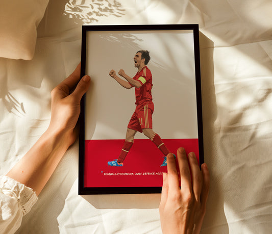 Philipp Lahm Bayern Munich Framed Poster