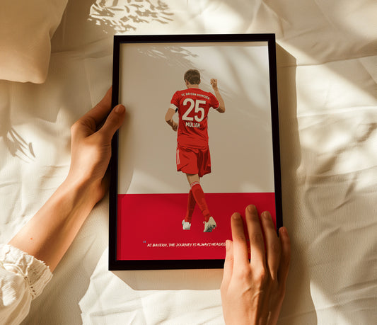 Thomas Muller Bayern Munich Framed Poster