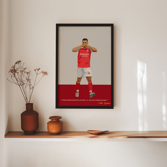 Viktor Gyokeres Arsenal Framed Poster