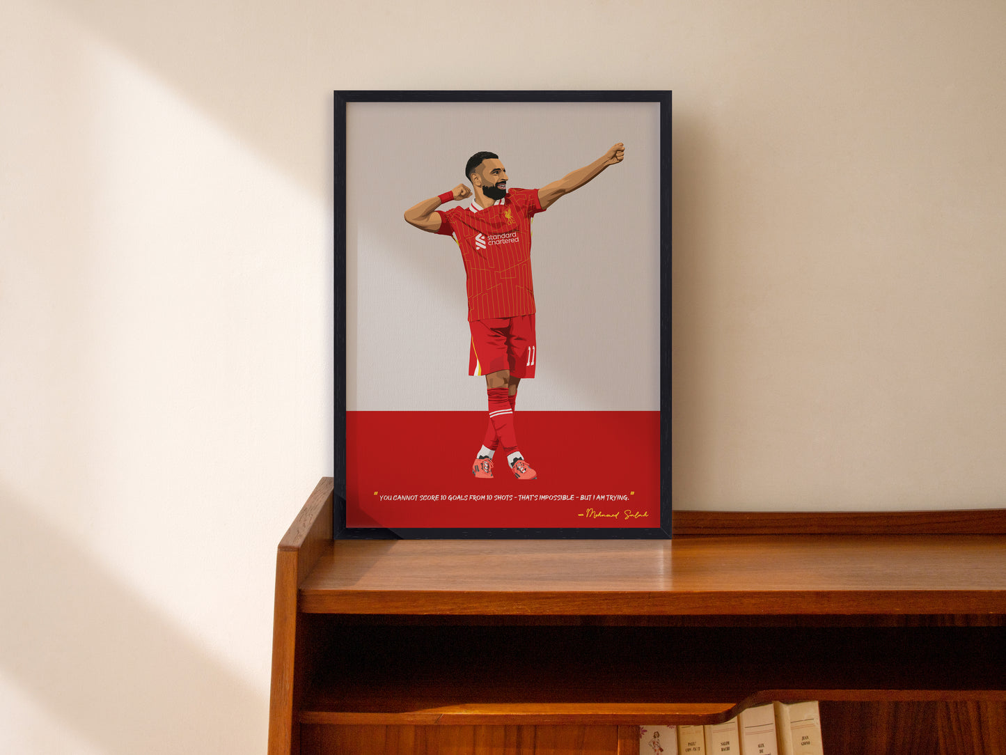 Mohamed Salah Liverpool Poster - 2025 Design
