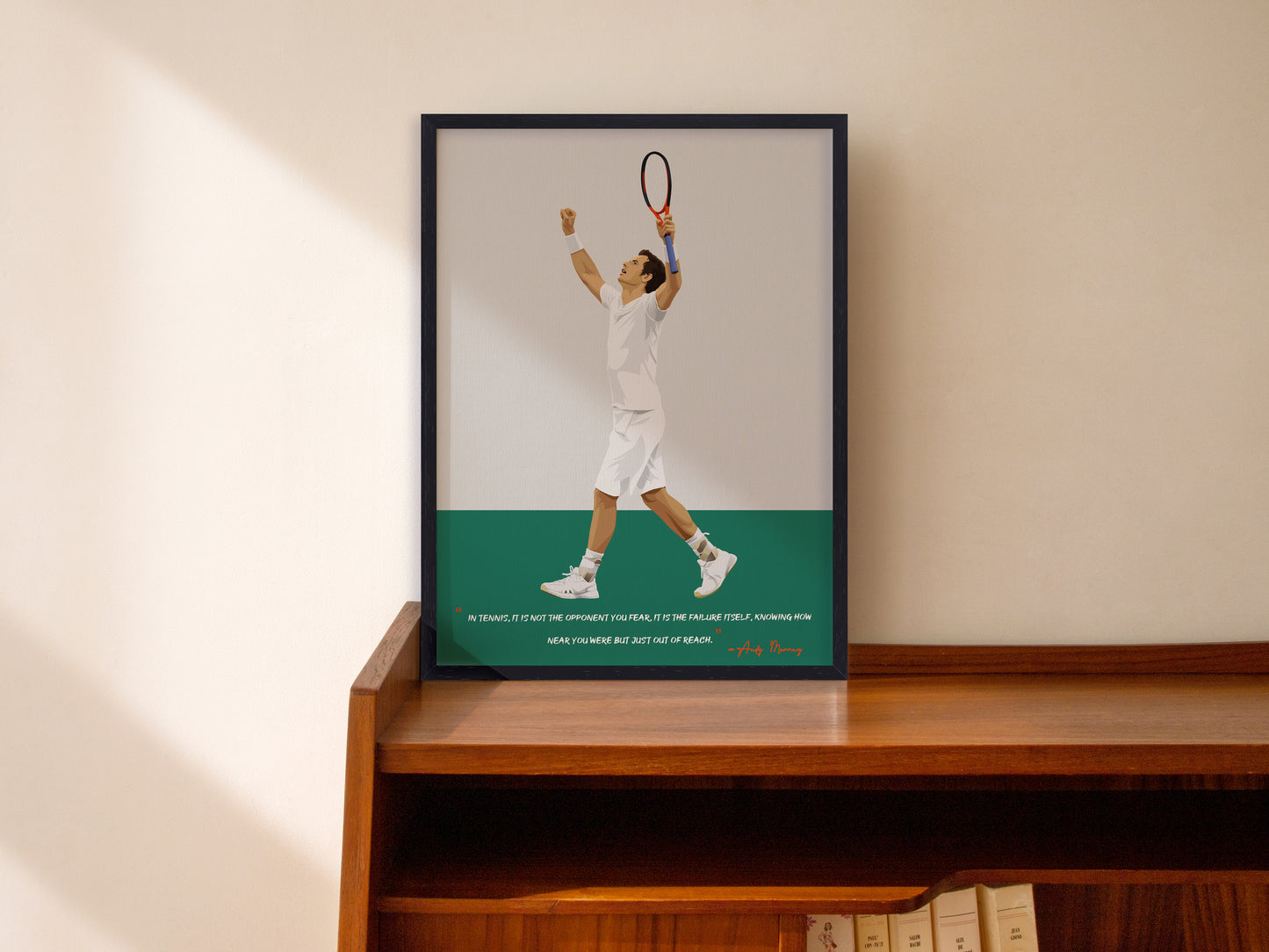 Andy Murray Poster - Tennis Frame