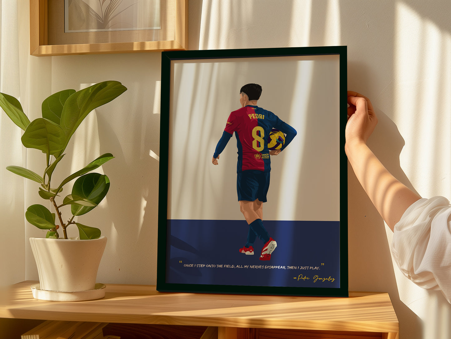 Pedri Barcelona Framed Poster