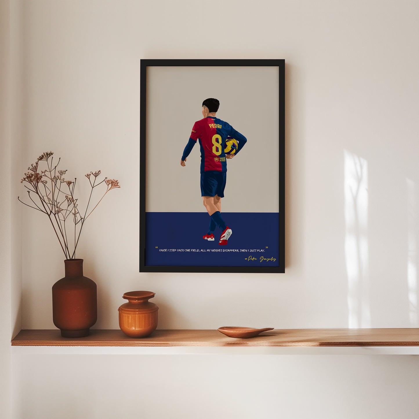 Pedri Barcelona Framed Poster