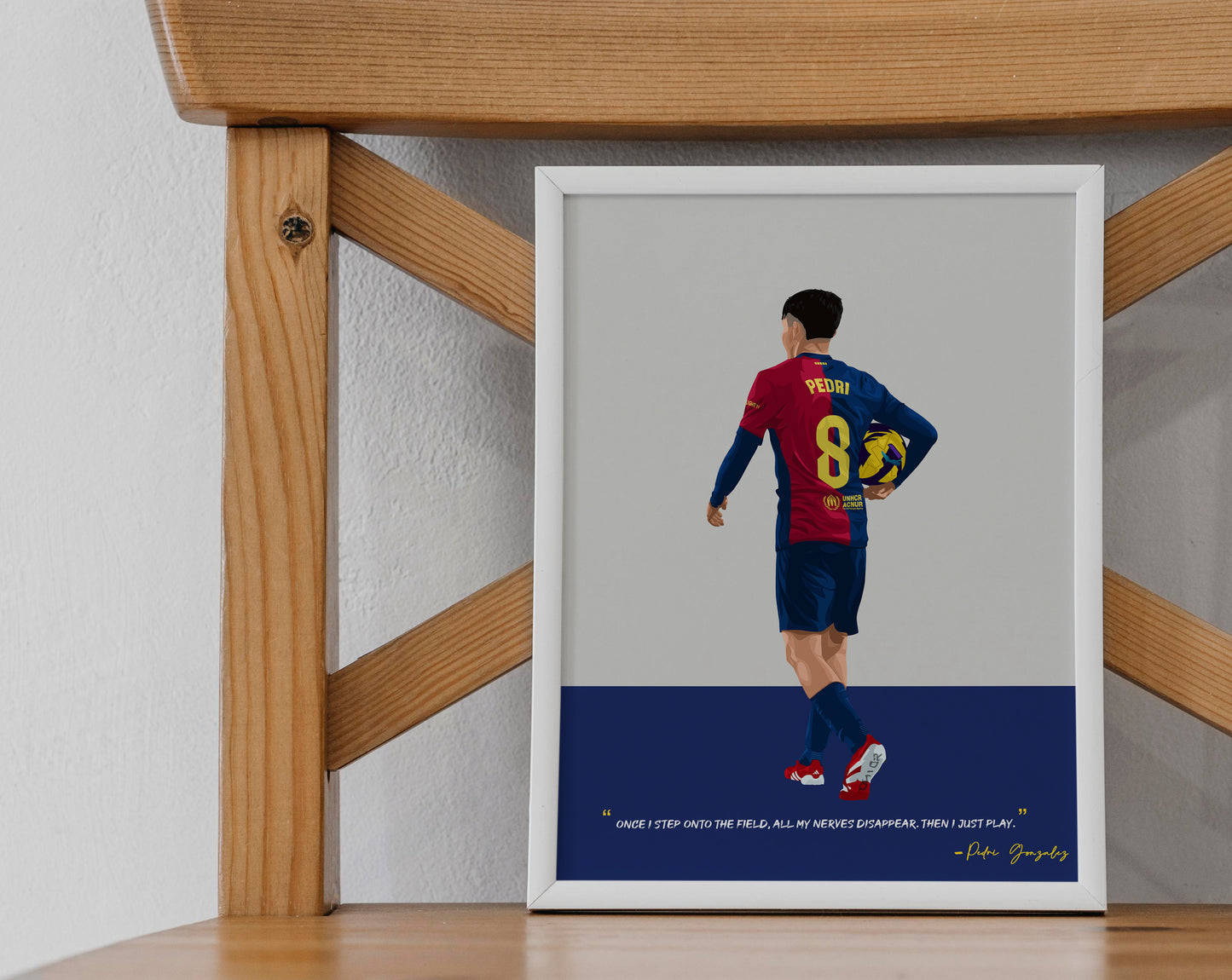 Pedri Barcelona Framed Poster