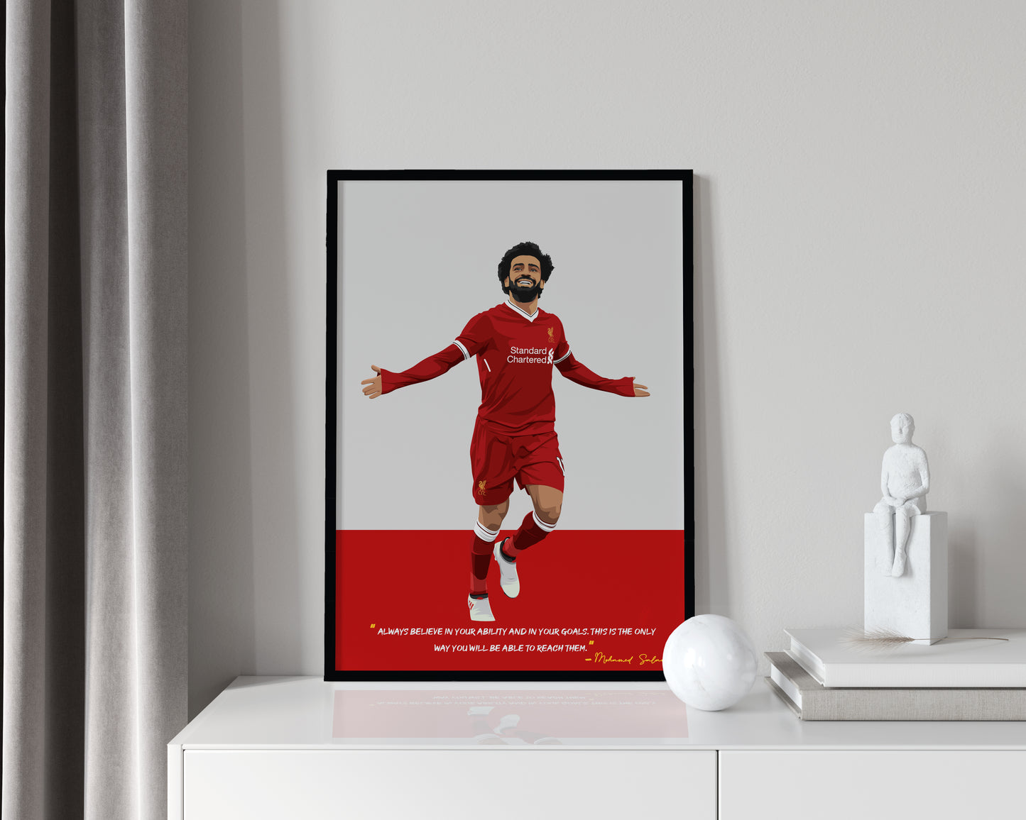 Mohamed Salah Liverpool Framed Poster