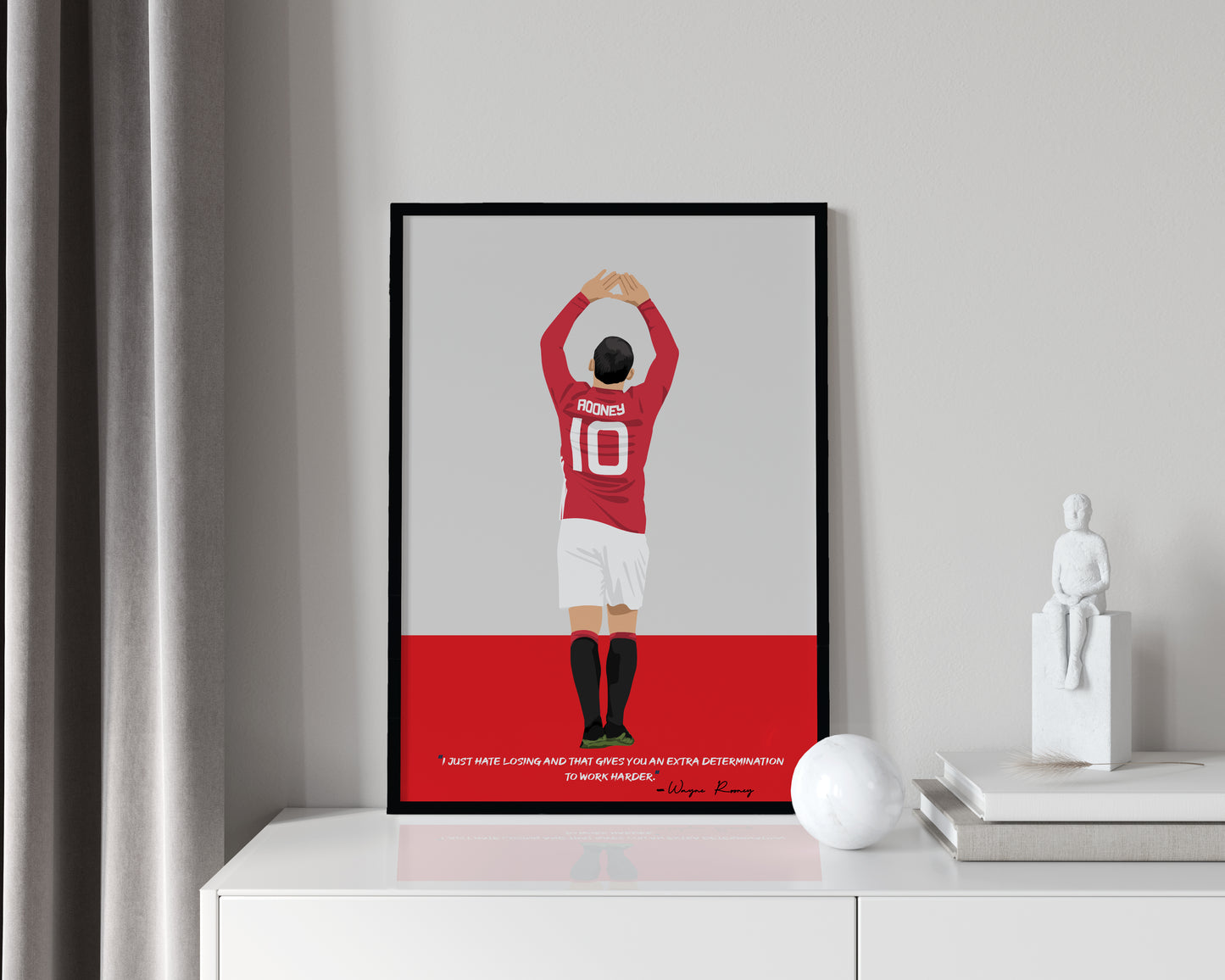 Wayne Rooney Manchester United Framed Poster