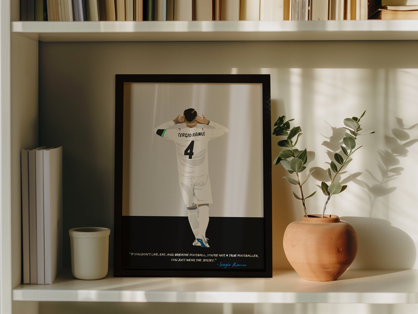 Sergio Ramos Real Madrid Framed Poster