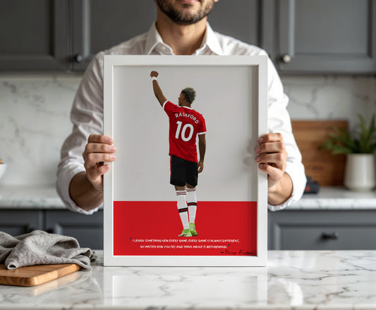 Marcus Rashford Manchester United Framed Poster