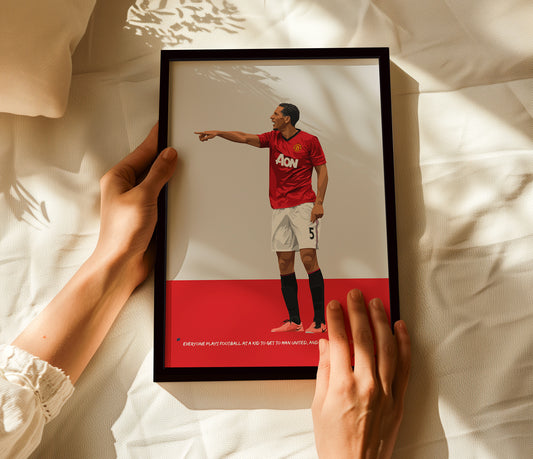 Rio Ferdinand Framed Poster