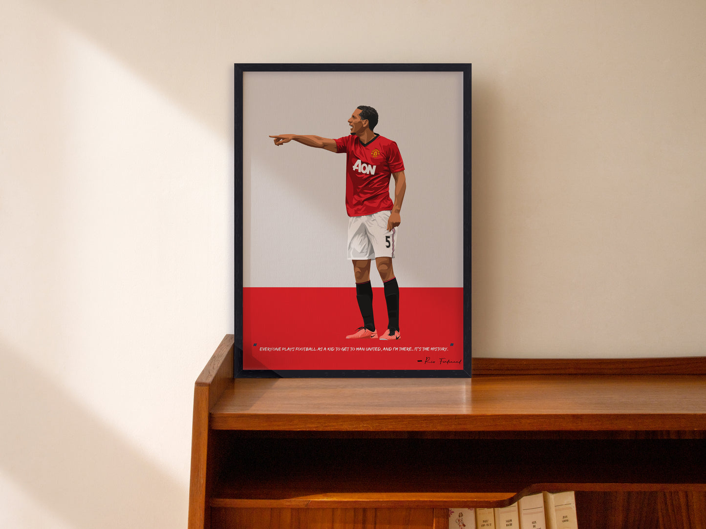 Rio Ferdinand Framed Poster