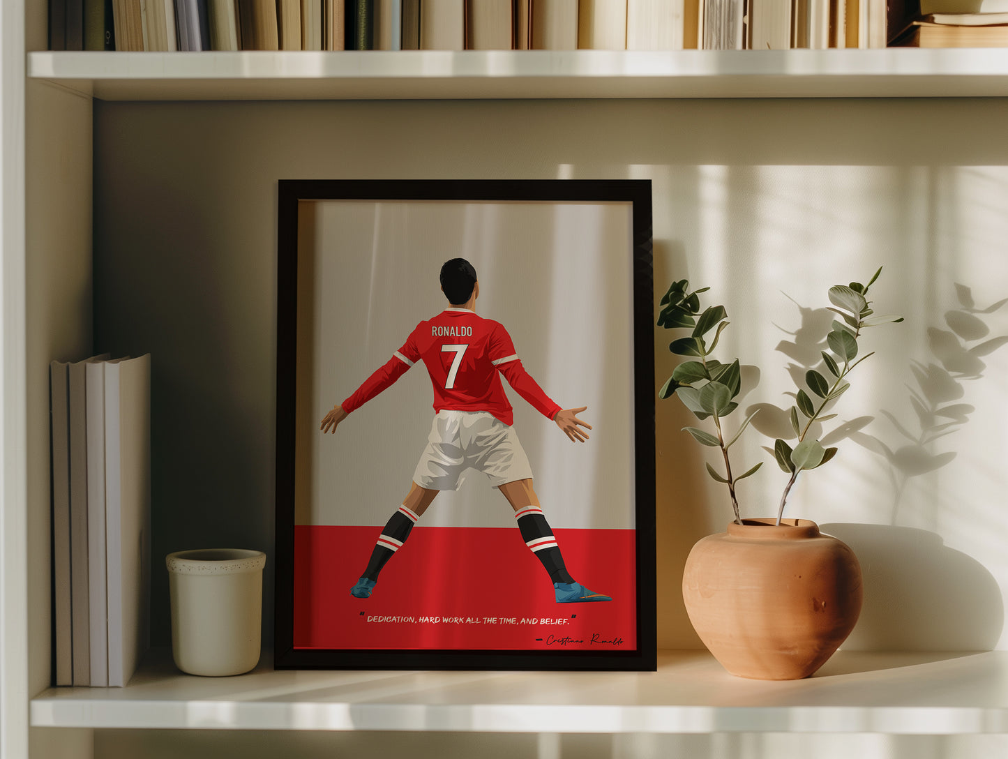 Cristiano Ronaldo Manchester United Art Frame