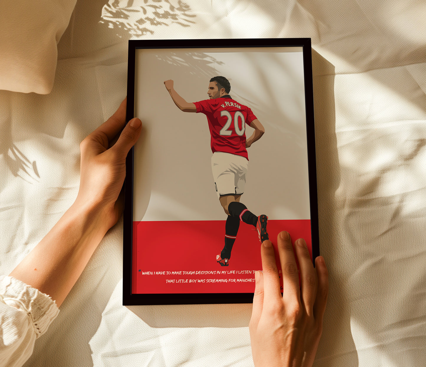 Robin van Persie Manchester United Framed Poster