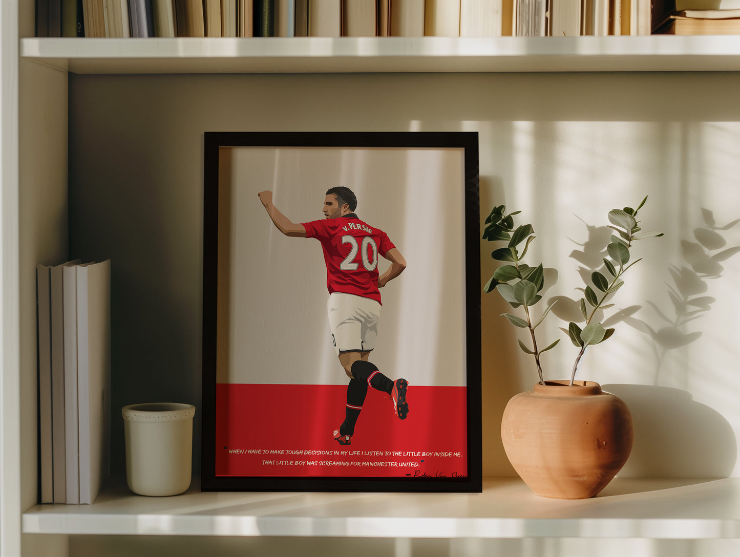 Robin van Persie Manchester United Framed Poster