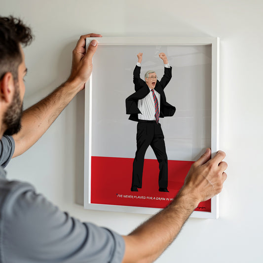 Sir Alex Ferguson Manchester United Framed Poster