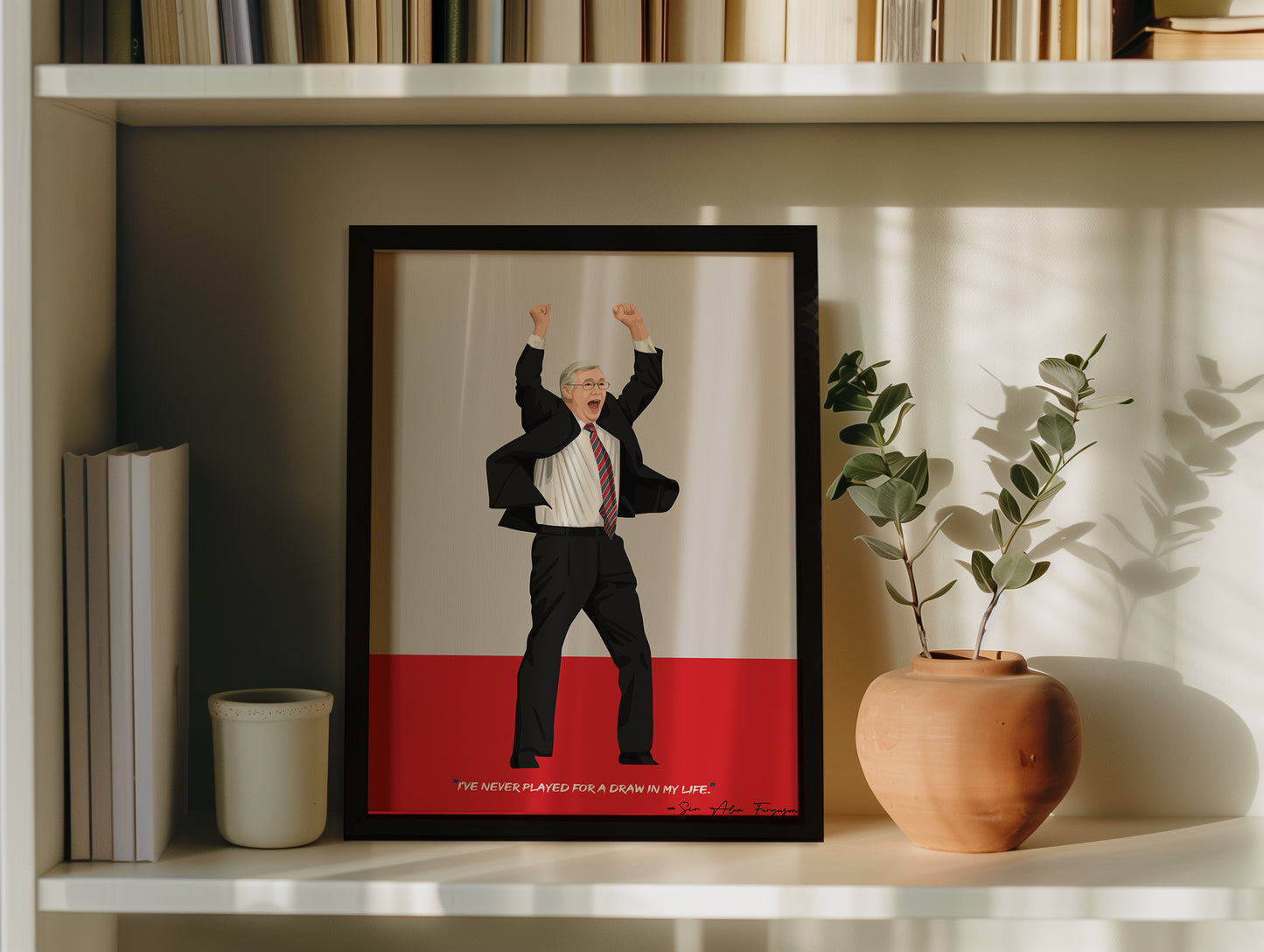 Sir Alex Ferguson Manchester United Framed Poster