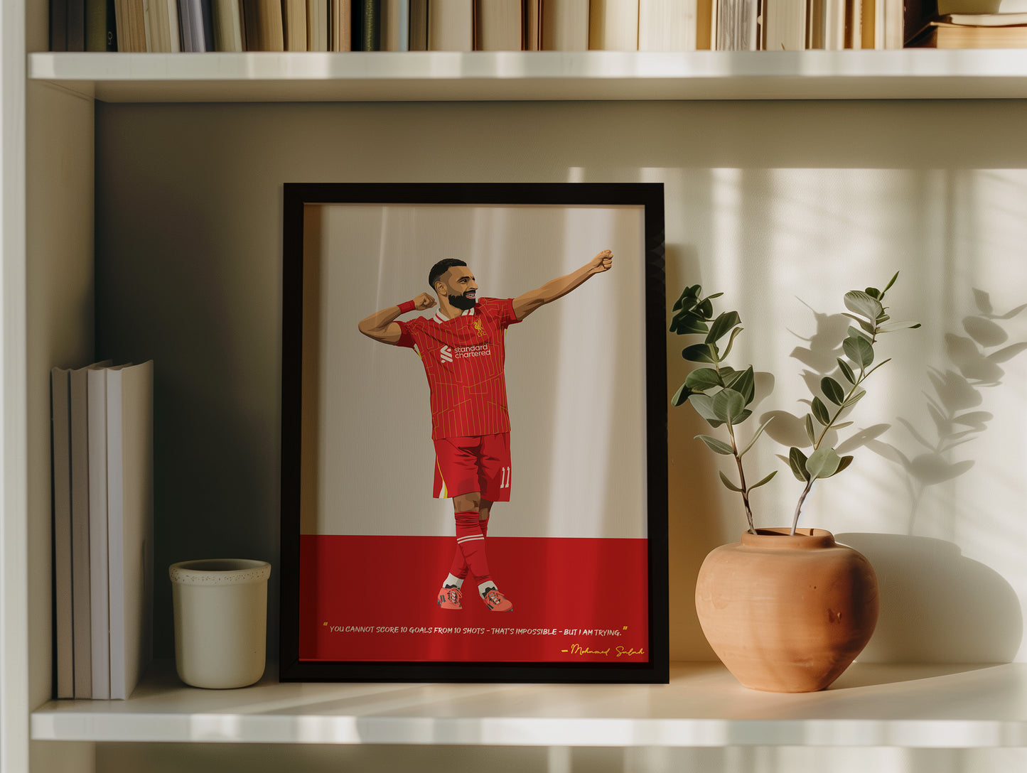 Mohamed Salah Liverpool Poster - 2025 Design
